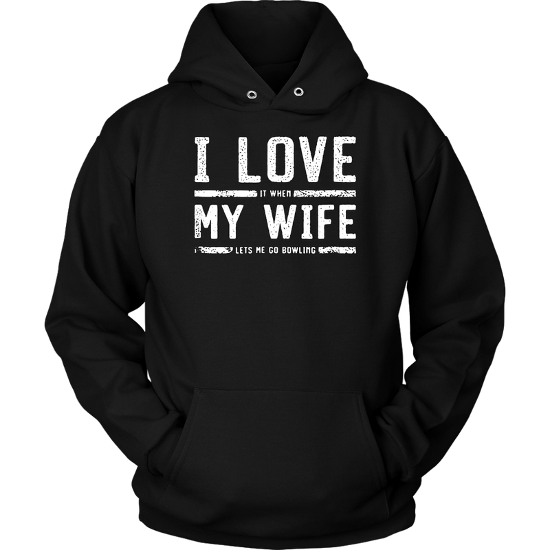 I Love My Wife It When Let's Me Go Bowling Shirt, Husband Shirt ...