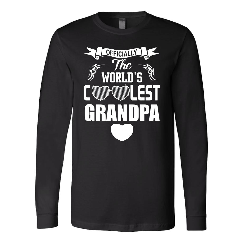 Officially The World's Coolest Grandpa Shirts, Grandfather Shirts, Fam ...