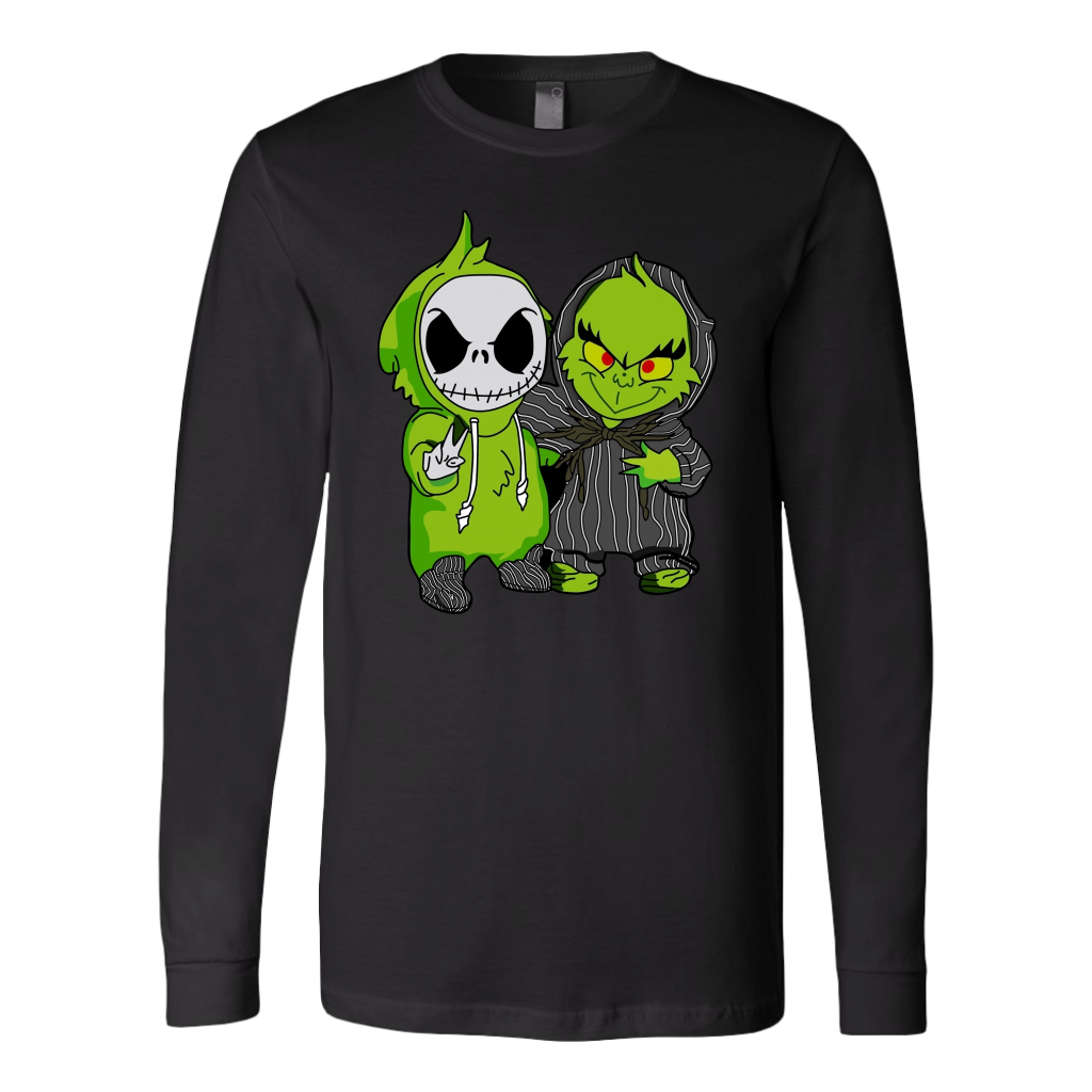 Chicago Cubs With Baby Jack Skellington And Baby Grinch Friends Shirt -  Limotees