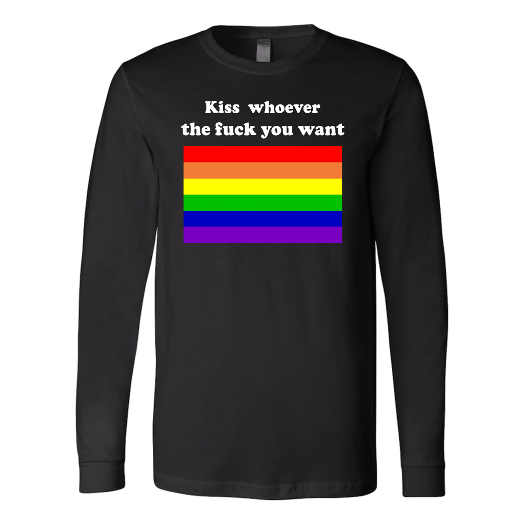 Kiss Whoever The Fuck You Want Shirt, LGBT Shirt - Dashing Tee