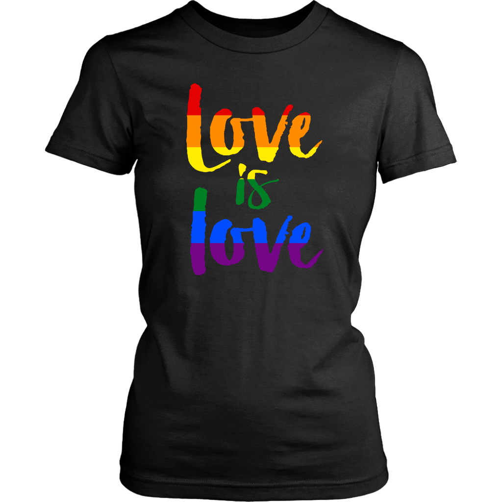 Love Is Love Rainbow Shirt Lgbt Shirt Gay Pride Shirt Dashing Tee 