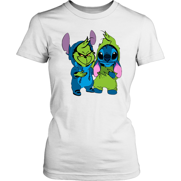 Baby Grinch and Stitch Shirt, Christmas Shirt - Dashing Tee