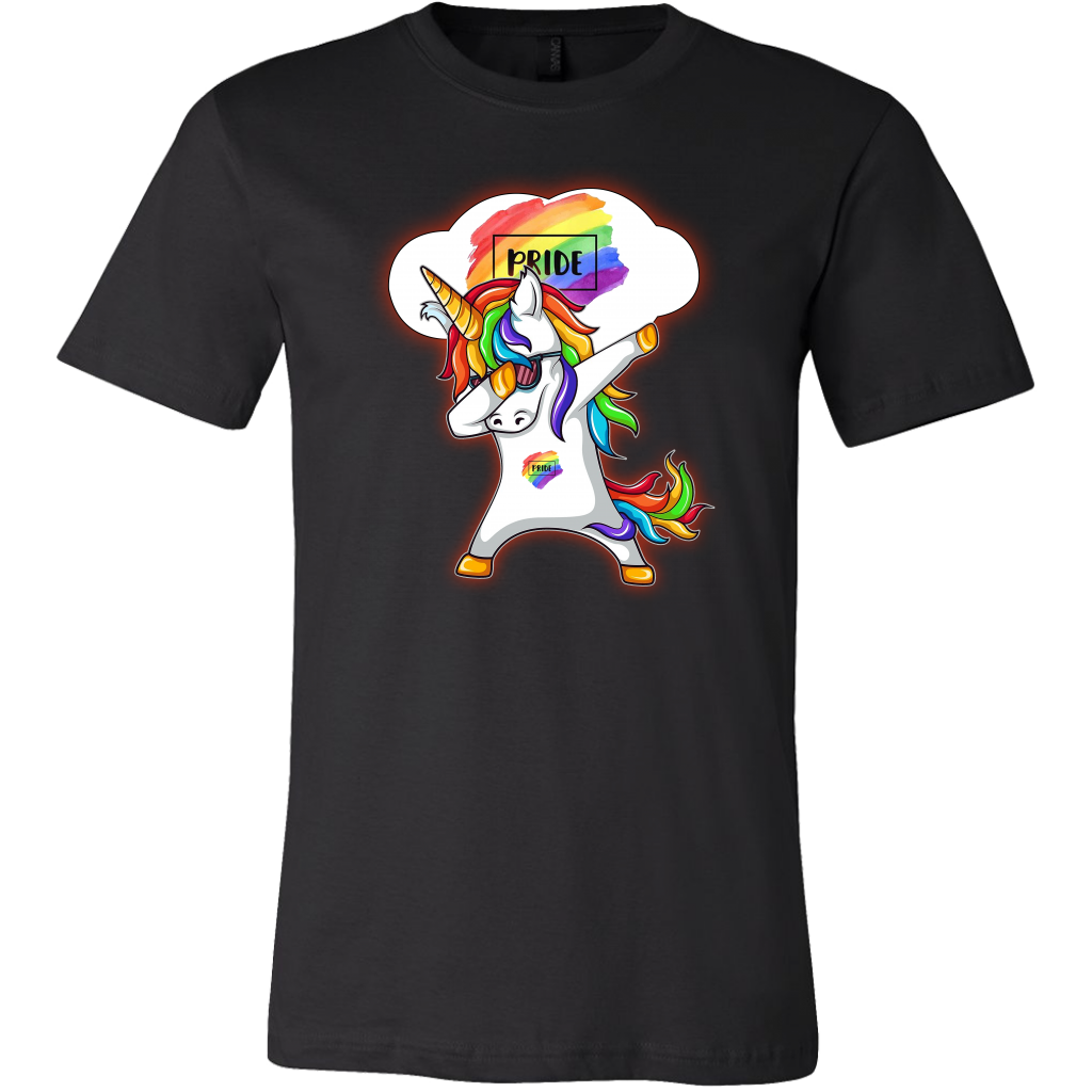 Dabbing Unicorn Shirts, Gay Pride Shirts, LGBT Shirts - Dashing Tee