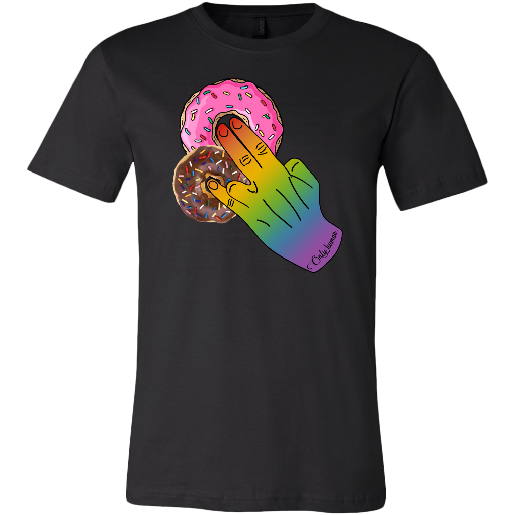 Dunkin Donuts Only Human Hand Shirt, LGBT Shirt - Dashing Tee