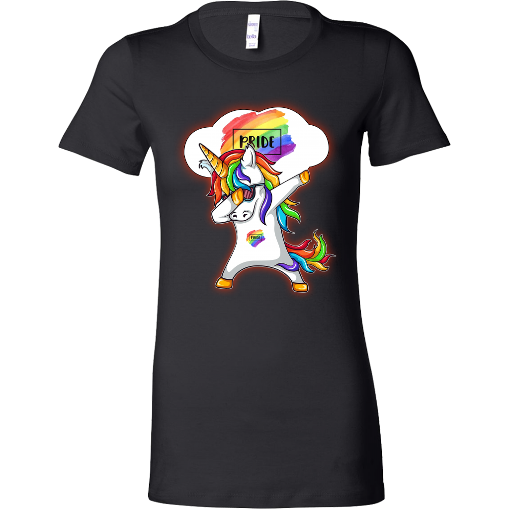 Dabbing Unicorn Shirts, Gay Pride Shirts, LGBT Shirts - Dashing Tee