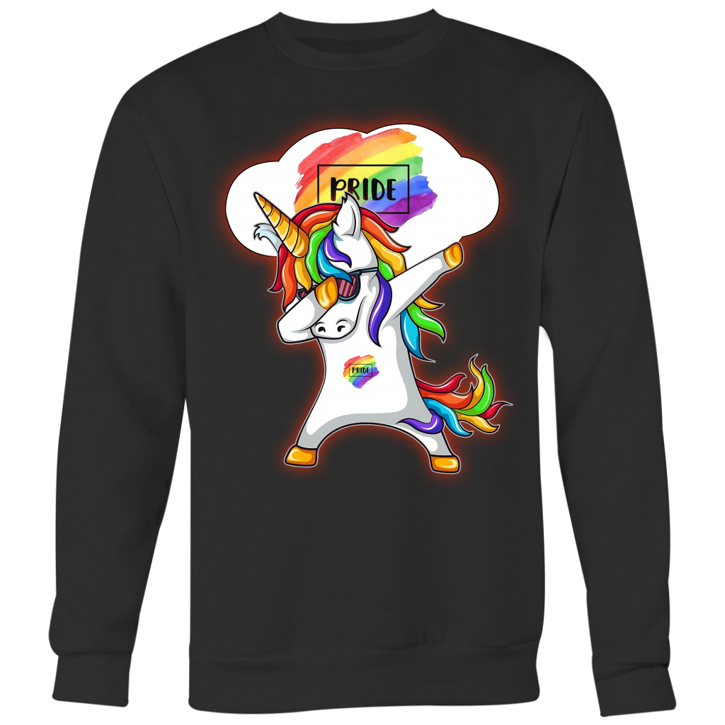 Dabbing Unicorn Shirts, Gay Pride Shirts, LGBT Shirts - Dashing Tee