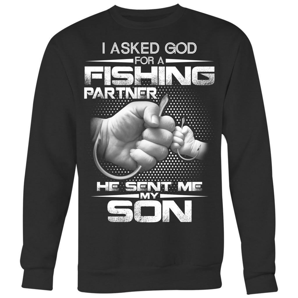 Father Son Fishing Partner Fishing Dad Son Fishing Gift T-Shirt