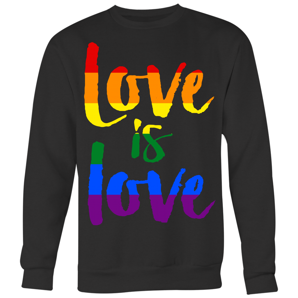 Love is Love Rainbow Shirt, LGBT Shirt, Gay Pride Shirt - Dashing Tee