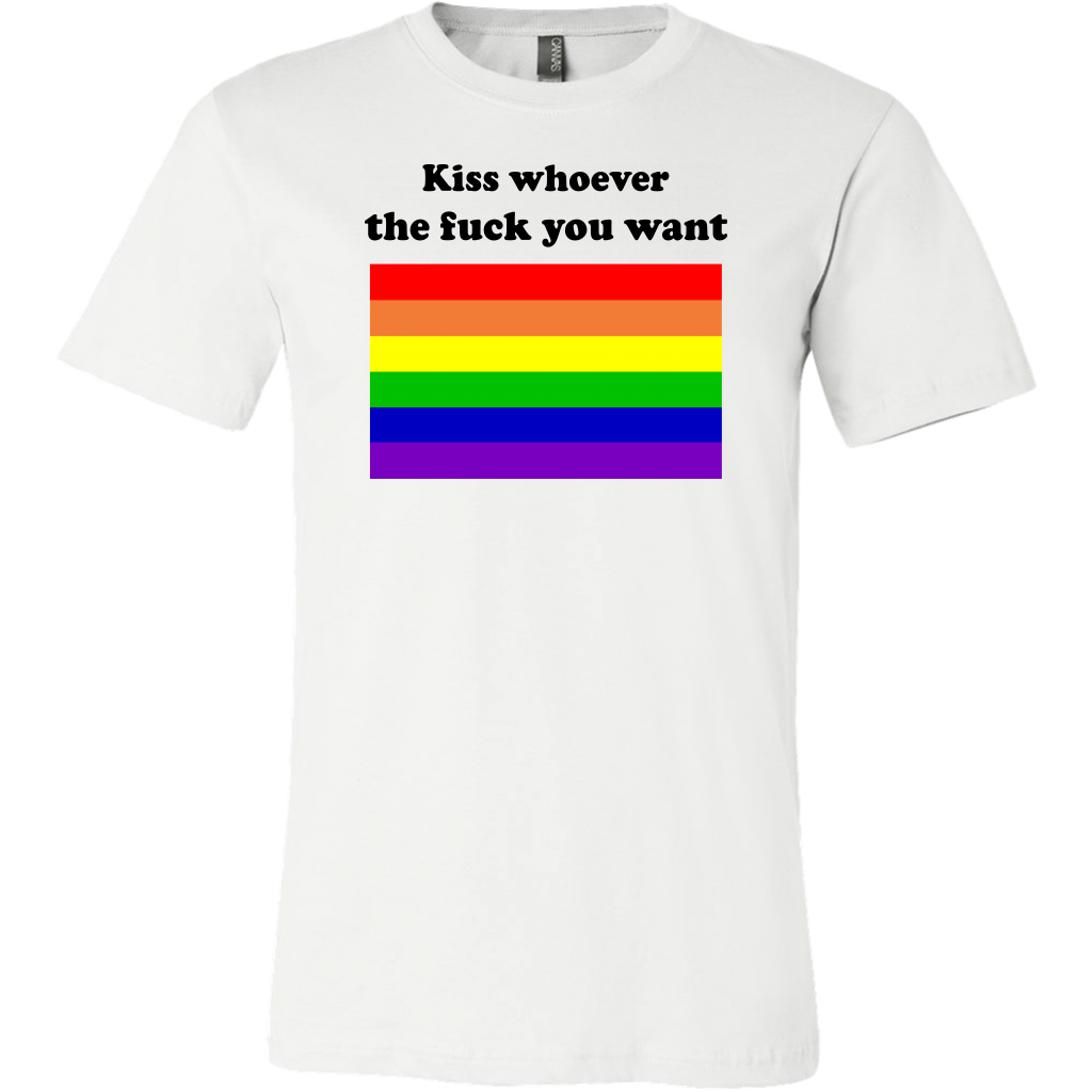 Kiss Whoever The Fuck You Want Shirt, LGBT Shirts - Dashing Tee